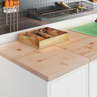 Produktbild för Förvaringsskåp för garage vit 30x51x85 cm massivt trä furu
