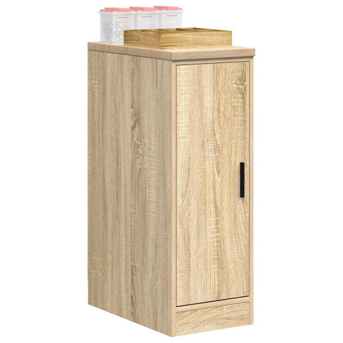 vidaXL Garageskåp Sonoma ek 30x51x85 cm massiv trä furu