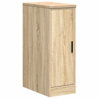 Produktbild för Garageskåp Sonoma ek 30x51x85 cm massiv trä furu