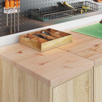 Produktbild för Garageskåp Sonoma ek 30x51x85 cm massiv trä furu