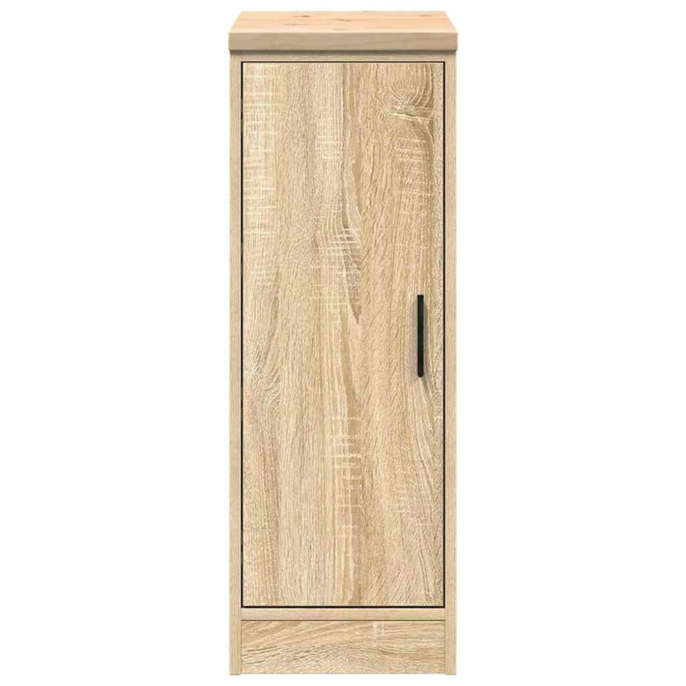 Produktbild för Garageskåp Sonoma ek 30x51x85 cm massiv trä furu