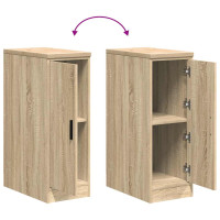 Produktbild för Garageskåp Sonoma ek 30x51x85 cm massiv trä furu