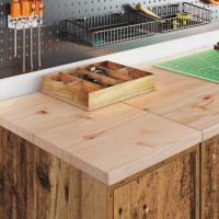 Produktbild för Garageskåp gammalt trä 30x51x85 cm massivt trä furu