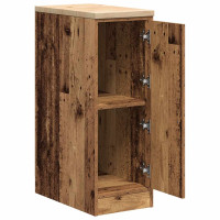 Produktbild för Garageskåp gammalt trä 30x51x85 cm massivt trä furu