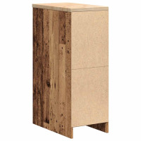 Produktbild för Garageskåp gammalt trä 30x51x85 cm massivt trä furu