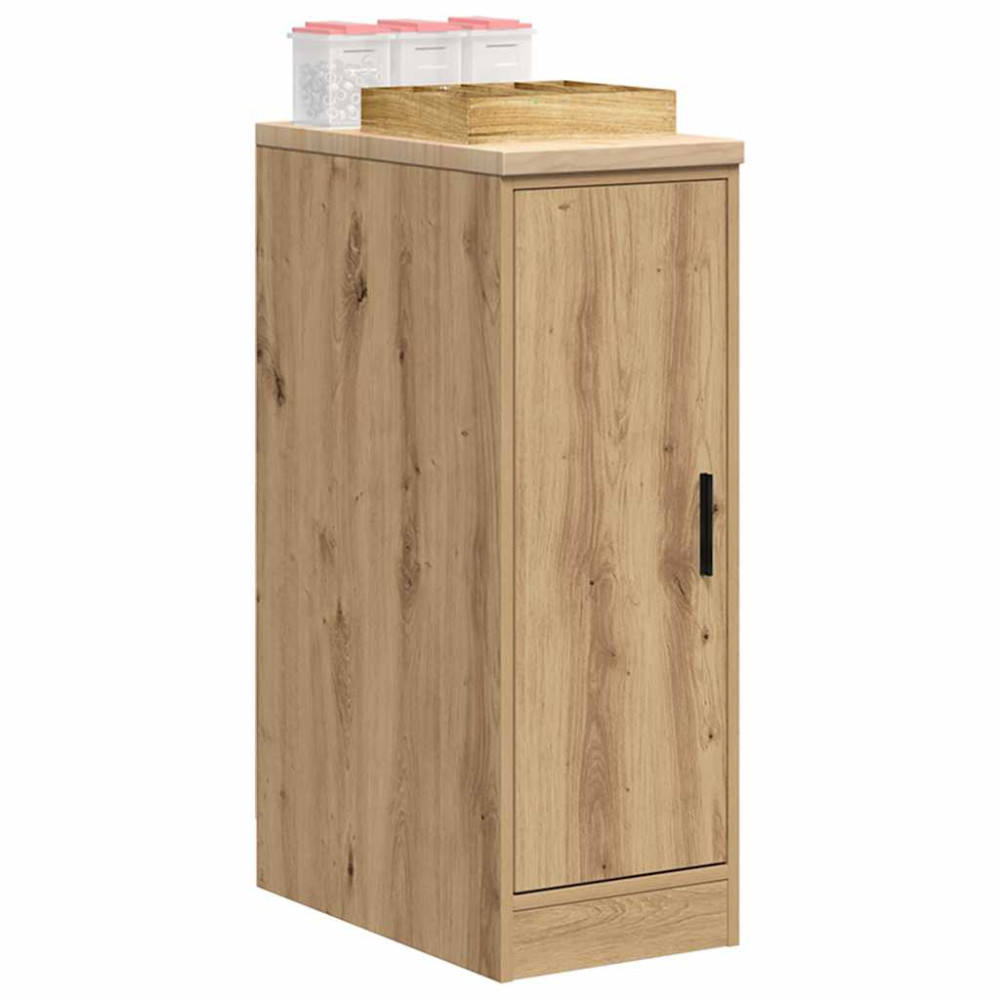 Produktbild för Förvaringsskåp garage hantverksmässig ek 30x51x85 cm