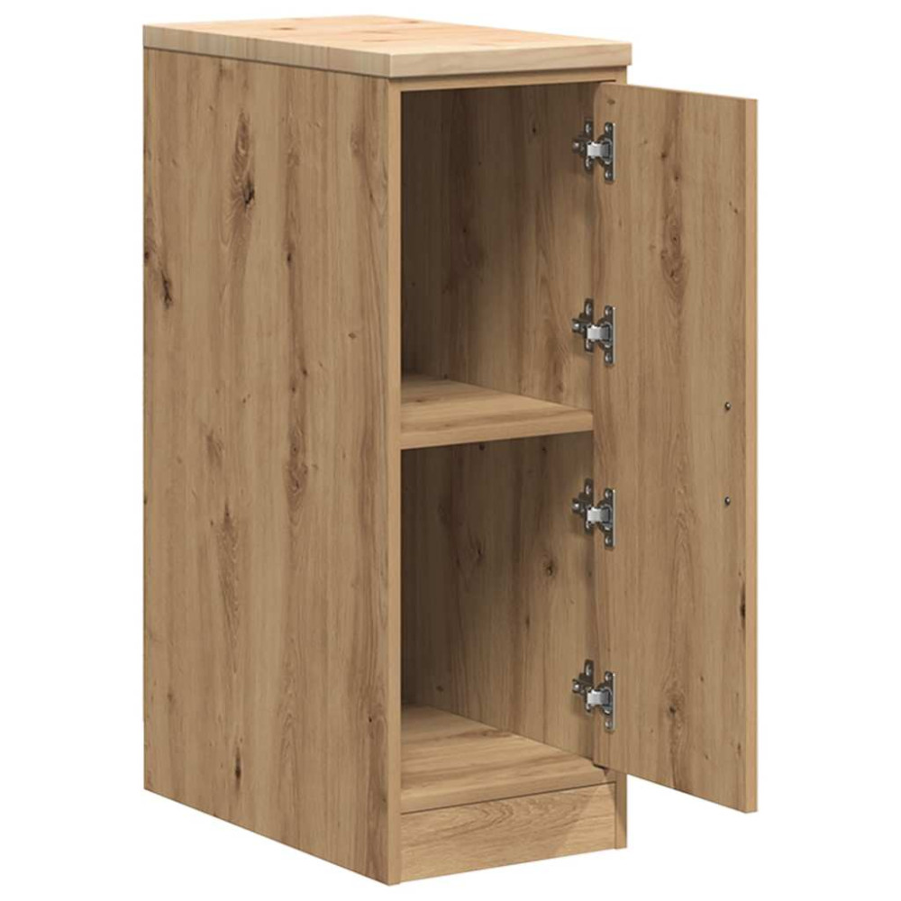 Produktbild för Förvaringsskåp garage hantverksmässig ek 30x51x85 cm