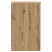 Produktbild för Förvaringsskåp garage hantverksmässig ek 30x51x85 cm