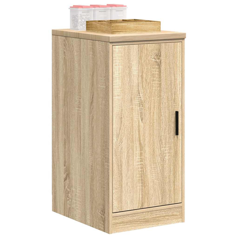 Produktbild för Garageskåp Sonoma ek 40x51x85 cm massiv trä furu