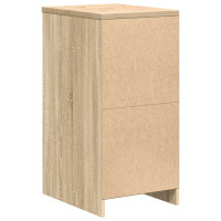 Produktbild för Garageskåp Sonoma ek 40x51x85 cm massiv trä furu
