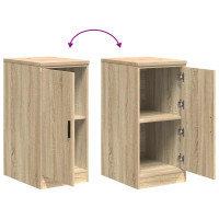 Produktbild för Garageskåp Sonoma ek 40x51x85 cm massiv trä furu
