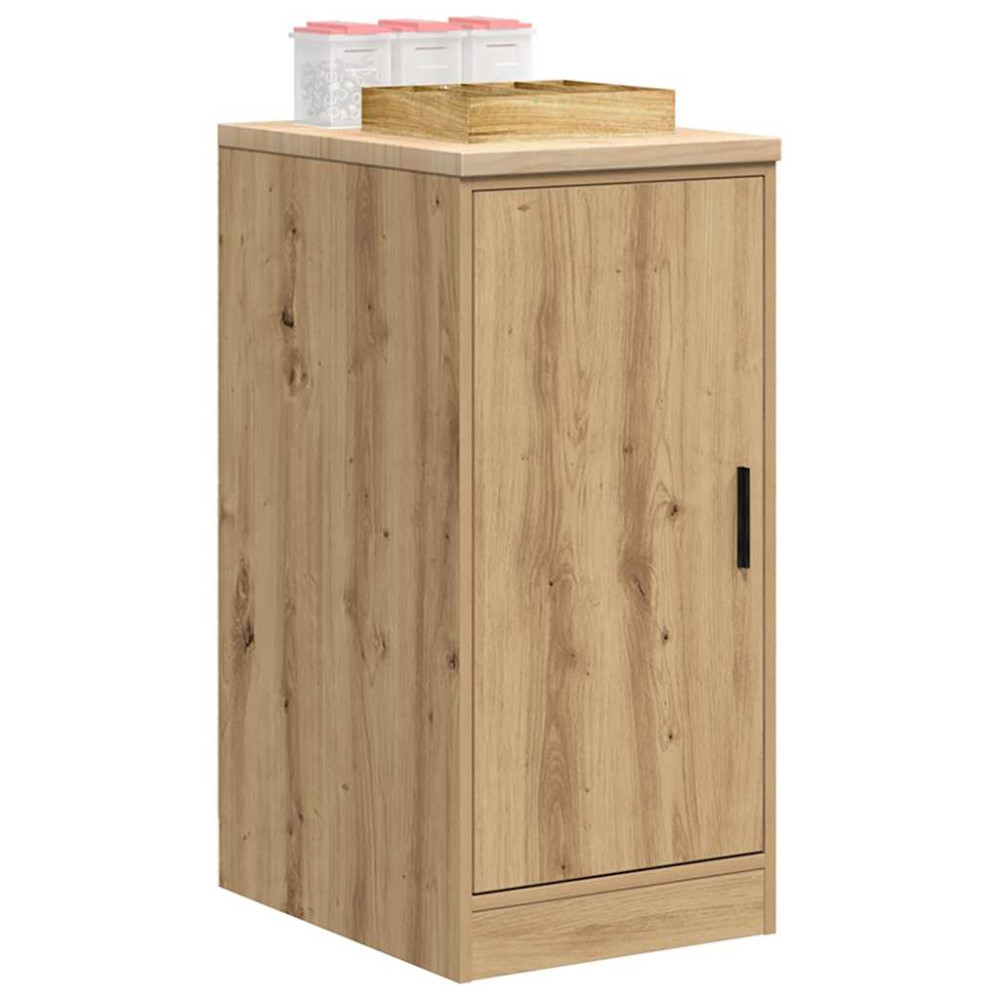 Produktbild för Förvaringsskåp för garage hantverksmässig ek 40x51x85 cm