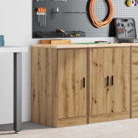 Produktbild för Förvaringsskåp för garage hantverksmässig ek 40x51x85 cm