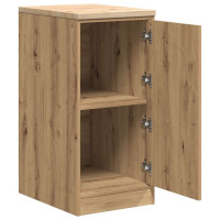 Produktbild för Förvaringsskåp för garage hantverksmässig ek 40x51x85 cm
