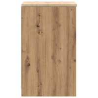 Produktbild för Förvaringsskåp för garage hantverksmässig ek 40x51x85 cm