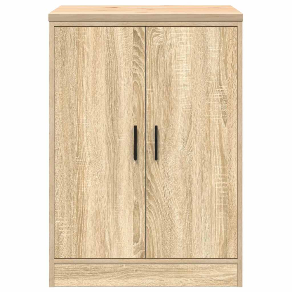 Produktbild för Garageskåp Sonoma ek 60x51x85 cm massiv trä furu