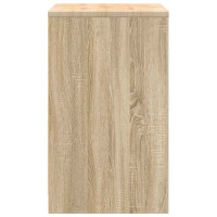 Produktbild för Garageskåp Sonoma ek 60x51x85 cm massiv trä furu