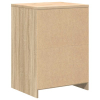 Produktbild för Garageskåp Sonoma ek 60x51x85 cm massiv trä furu