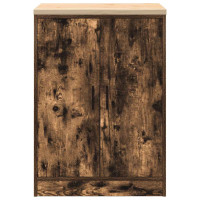 Produktbild för Garageskåp Sonoma ek 60x51x85 cm massiv trä furu