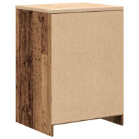 Produktbild för Garageskåp gammalt trä 60x51x85 cm massivt trä furu
