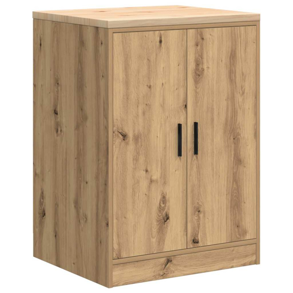 Produktbild för Förvaringsskåp för garage hantverksmässig ek 60x51x85 cm
