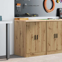 Produktbild för Förvaringsskåp för garage hantverksmässig ek 60x51x85 cm