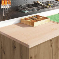 Produktbild för Förvaringsskåp för garage hantverksmässig ek 60x51x85 cm