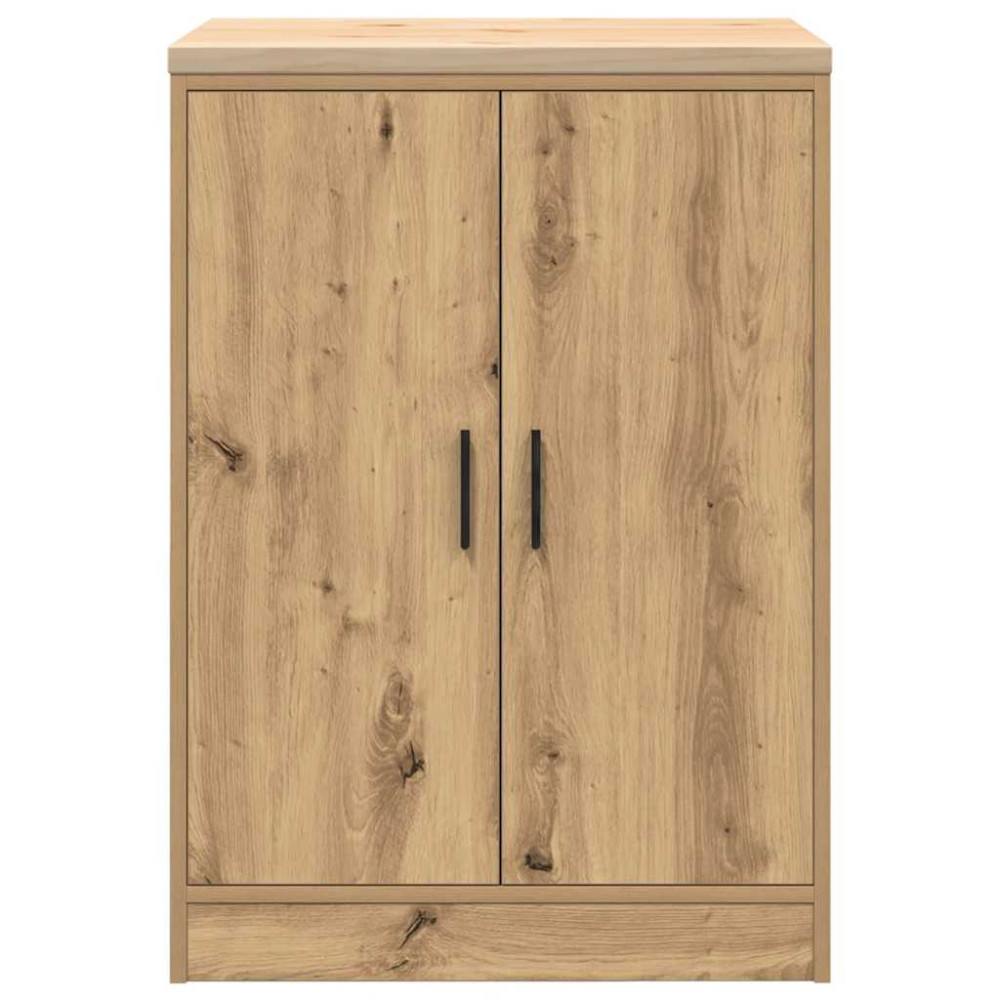 Produktbild för Förvaringsskåp för garage hantverksmässig ek 60x51x85 cm