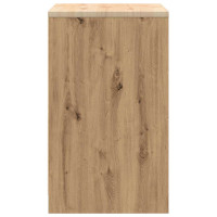 Produktbild för Förvaringsskåp för garage hantverksmässig ek 60x51x85 cm