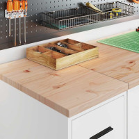 Produktbild för Förvaringsskåp för garage vit 30x51x85 cm massivt trä furu