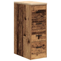 Produktbild för Garageskåp gammalt trä 30x51x85 cm massivt trä furu
