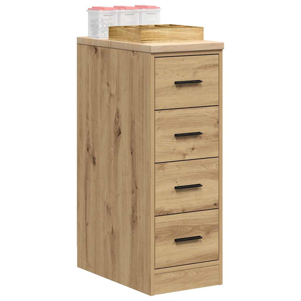 Produktbild för Förvaringsskåp garage hantverksmässig ek 30x51x85 cm