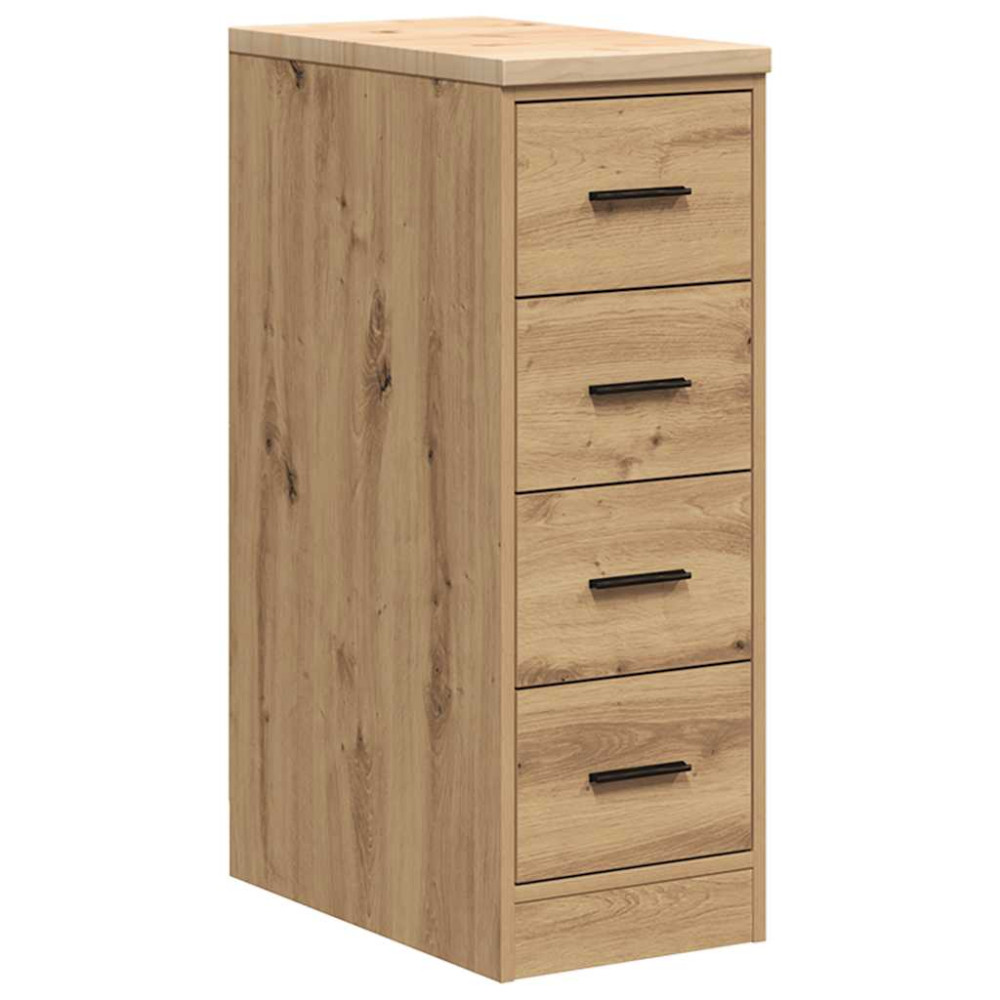 Produktbild för Förvaringsskåp garage hantverksmässig ek 30x51x85 cm