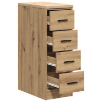 Produktbild för Förvaringsskåp garage hantverksmässig ek 30x51x85 cm