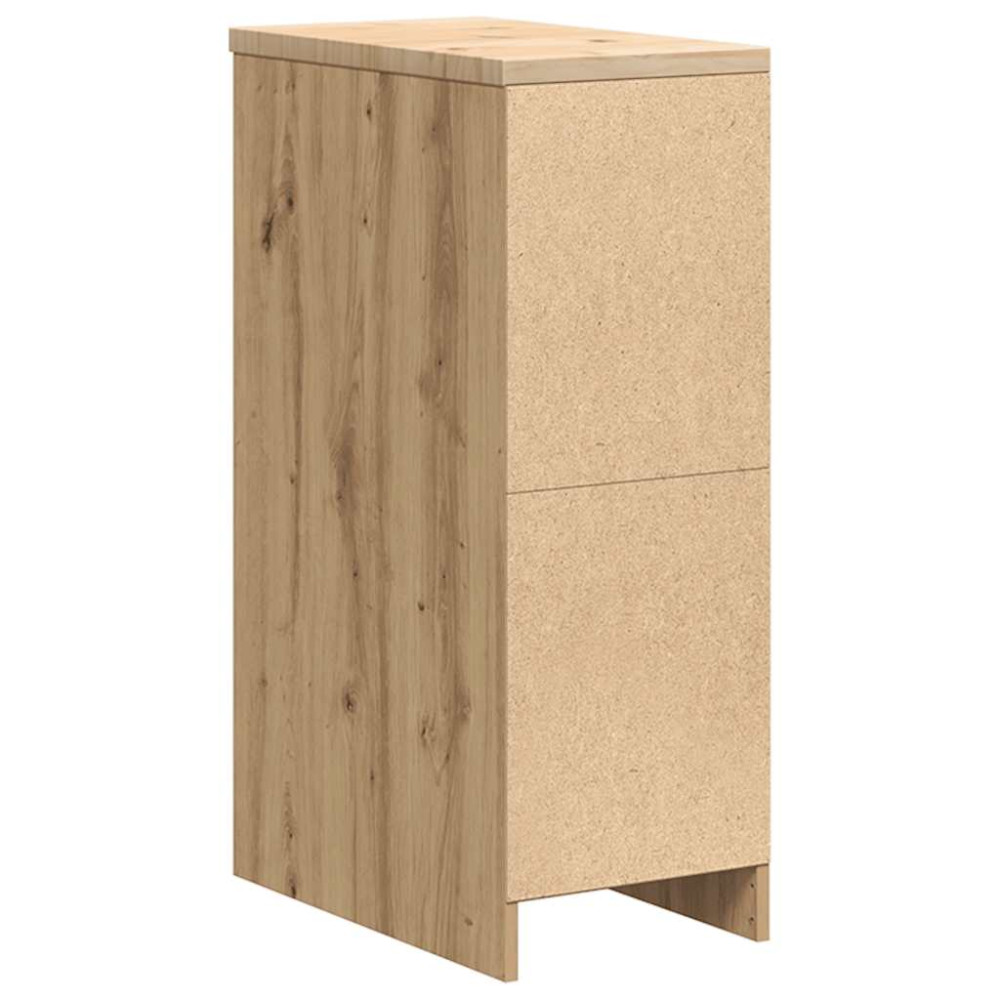 Produktbild för Förvaringsskåp garage hantverksmässig ek 30x51x85 cm