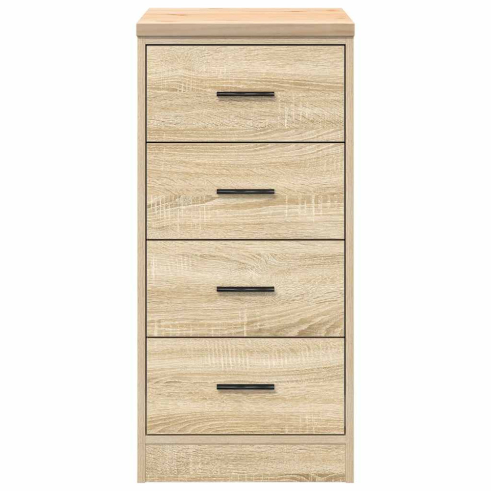 Produktbild för Garageskåp Sonoma ek 40x51x85 cm massiv trä furu