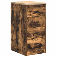 Produktbild för Garageskåp Sonoma ek 40x51x85 cm massiv trä furu