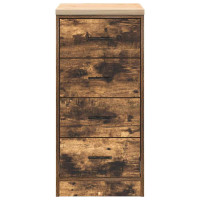 Produktbild för Garageskåp Sonoma ek 40x51x85 cm massiv trä furu