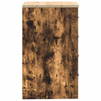 Produktbild för Garageskåp Sonoma ek 40x51x85 cm massiv trä furu