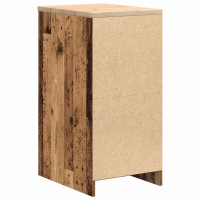 Produktbild för Garageskåp gammalt trä 40x51x85 cm massivt trä furu