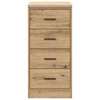 Produktbild för Förvaringsskåp för garage hantverksmässig ek 40x51x85 cm