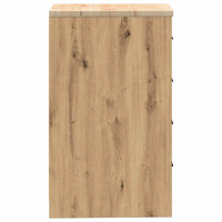 Produktbild för Förvaringsskåp för garage hantverksmässig ek 40x51x85 cm