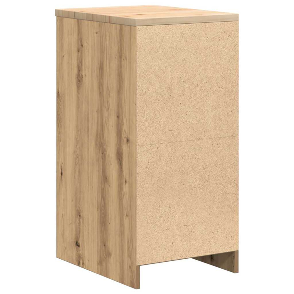 Produktbild för Förvaringsskåp för garage hantverksmässig ek 40x51x85 cm