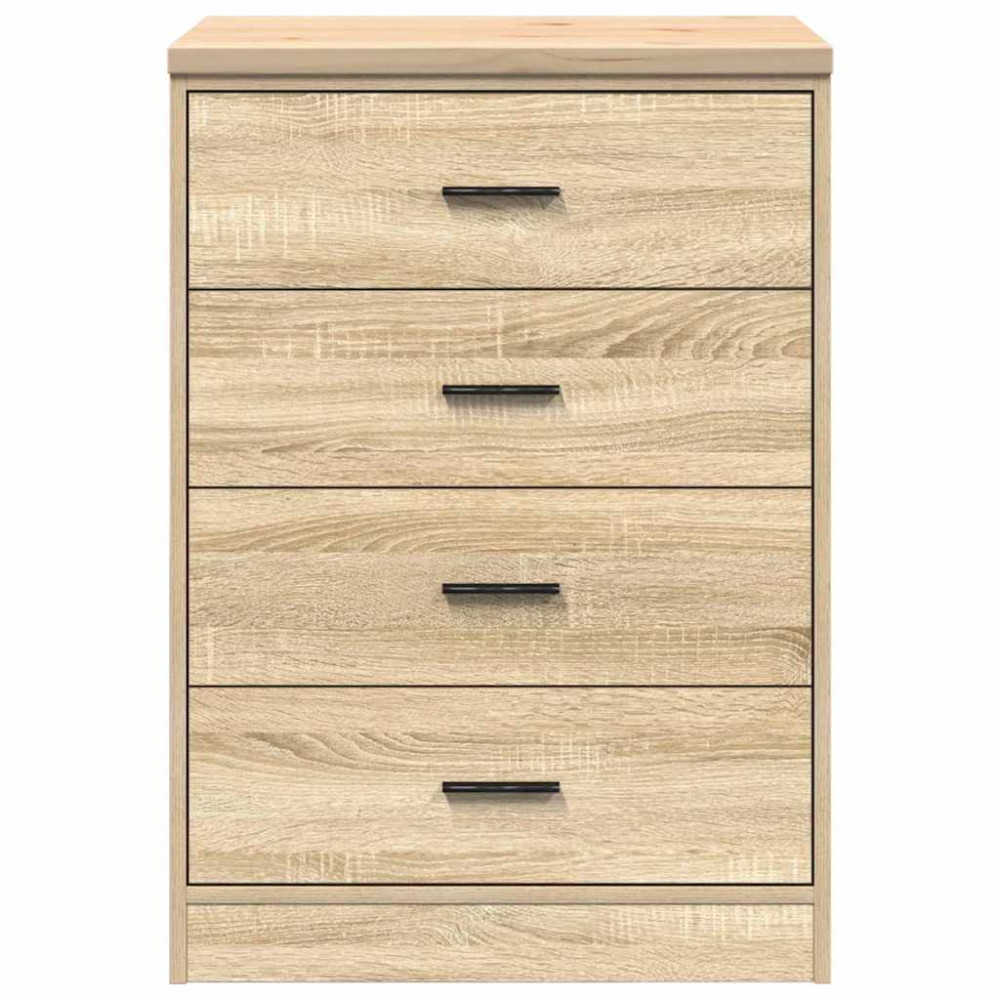 Produktbild för Garageskåp Sonoma ek 60x51x85 cm massiv trä furu