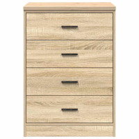 Produktbild för Garageskåp Sonoma ek 60x51x85 cm massiv trä furu