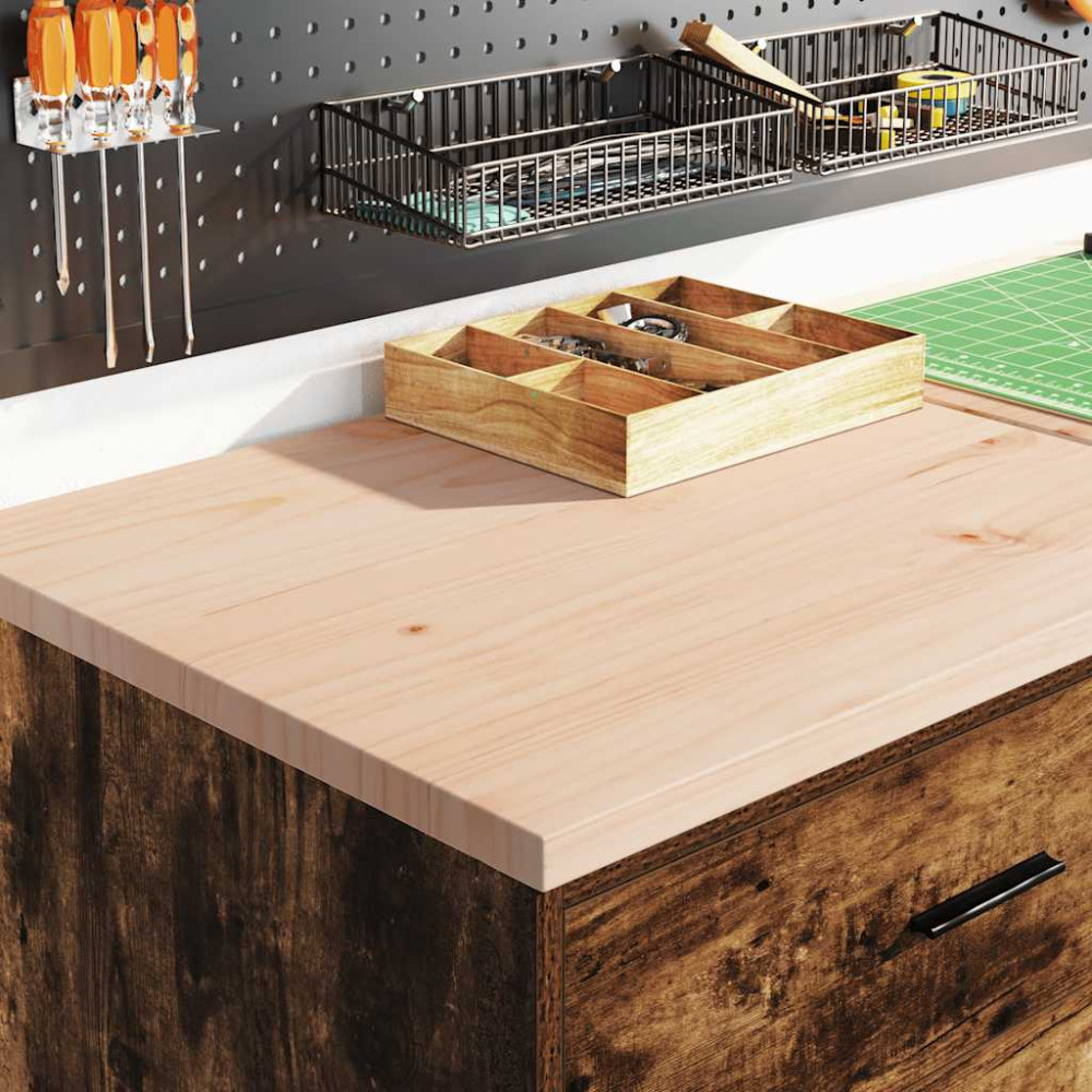 Produktbild för Garageskåp Sonoma ek 60x51x85 cm massiv trä furu