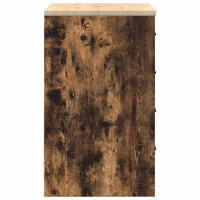 Produktbild för Garageskåp Sonoma ek 60x51x85 cm massiv trä furu