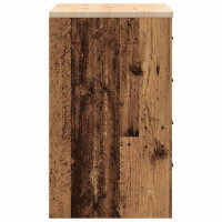 Produktbild för Garageskåp gammalt trä 60x51x85 cm massivt trä furu