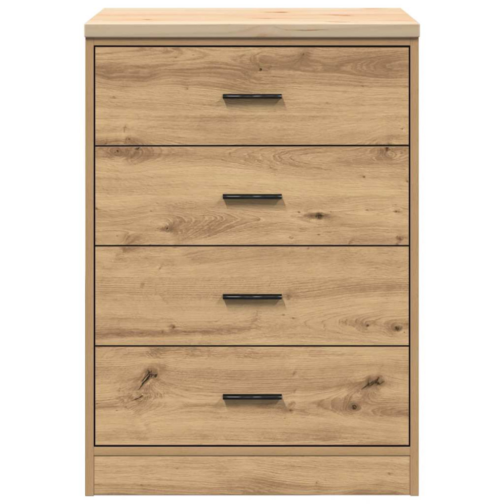 Produktbild för Förvaringsskåp för garage hantverksmässig ek 60x51x85 cm