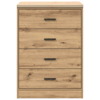 Produktbild för Förvaringsskåp för garage hantverksmässig ek 60x51x85 cm